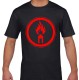 The Red Logo T-shirt (Black)